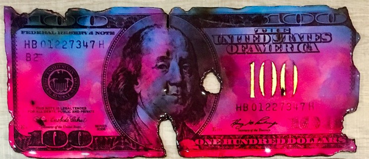 Burning Franklyn serie Dollar Purple